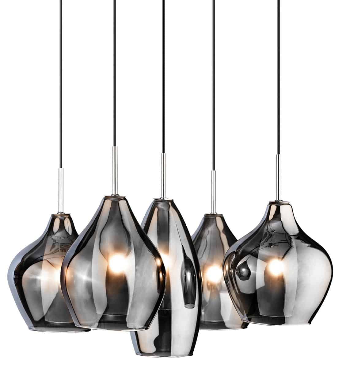 Lampa wisząca nowoczesna AMBER MILANO chrom AZ0722 - Azzardo
