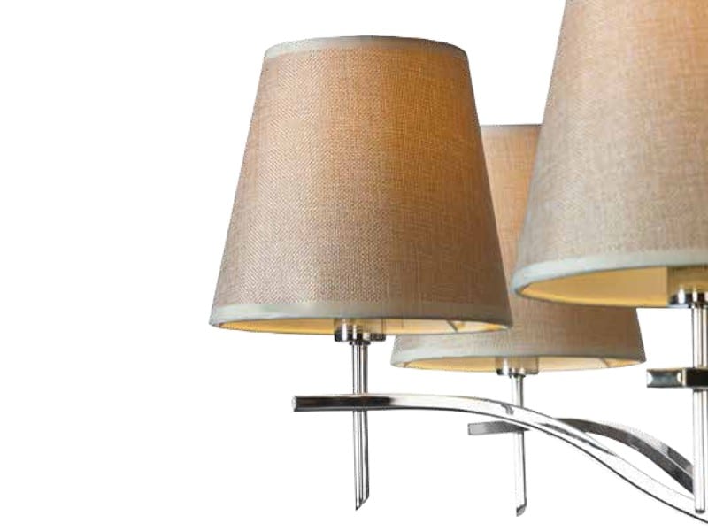 Lampa wisząca do salonu z abażurami PRINCESSA 5 beż AZ0724 - Azzardo - obrazek 2