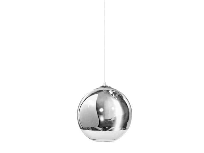 Lampa designerska szklana kula SILVER BALL 35 chrom AZ0732 - Azzardo - obrazek 2