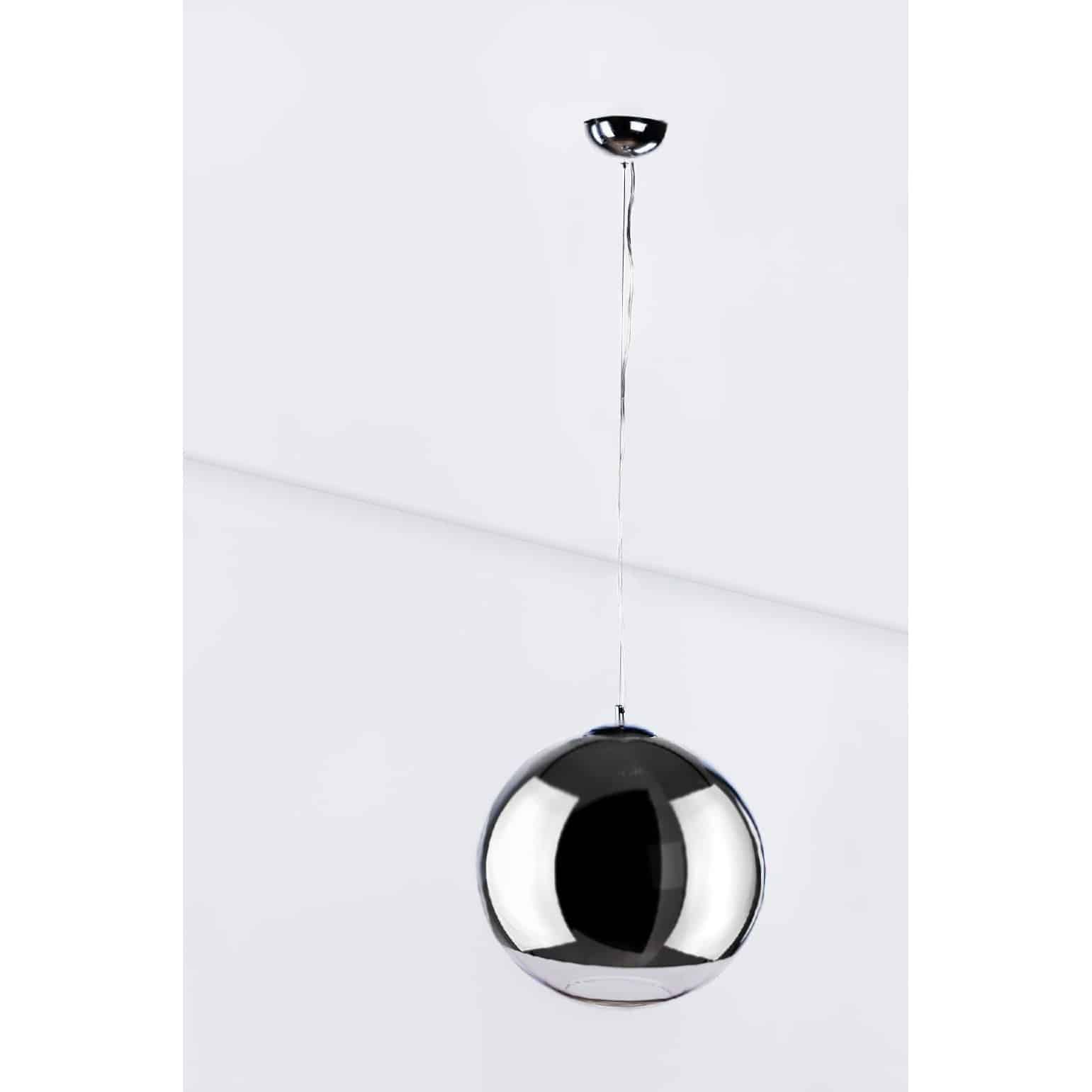 Lampa designerska szklana kula SILVER BALL 25 chrom AZ0733 - Azzardo