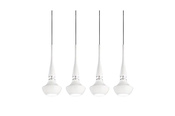 Lampa wisząca nowoczesna TASOS 4 biała AZ0884 - Azzardo