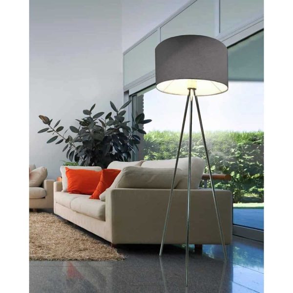 Lampa podłogowa do salonu FINN czarna AZ1039 - Azzardo