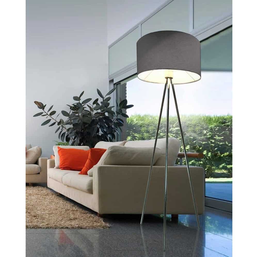 Lampa podłogowa do salonu FINN czarna AZ1039 - Azzardo