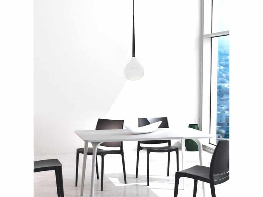 Lampa wisząca nowoczesna AGA 1 biała AZ1062 - Azzardo