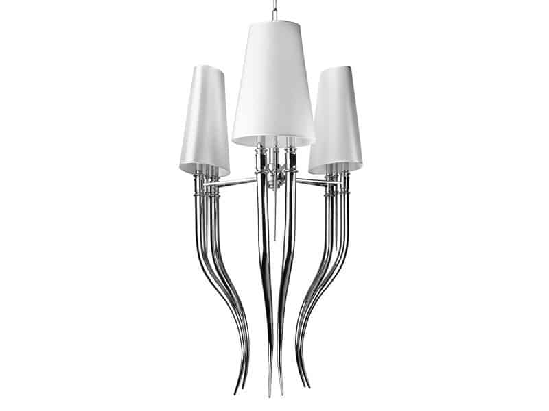 Lampa designerska wisząca DIABLO 3 BIG biała AZ1232 - Azzardo
