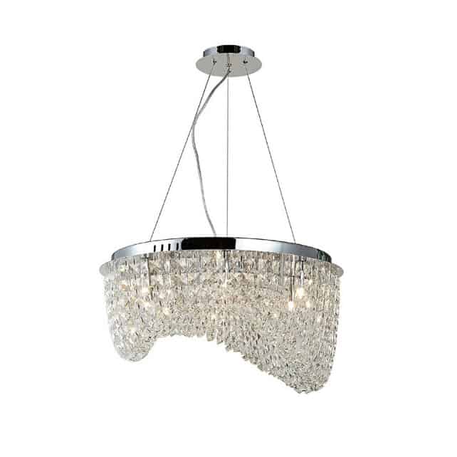 Lampa kryształowa wisząca / Plafon kryształowy CARMEN AZ1284 - AZzardo