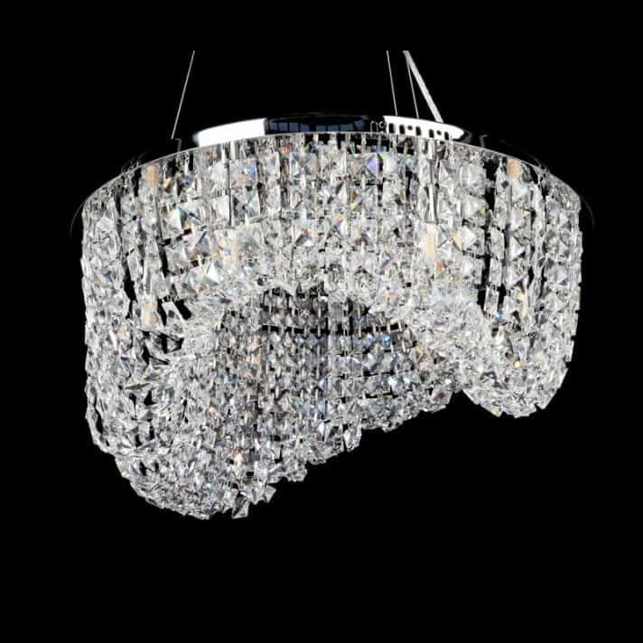 Lampa kryształowa wisząca / Plafon kryształowy CARMEN AZ1284 - AZzardo - obrazek 2