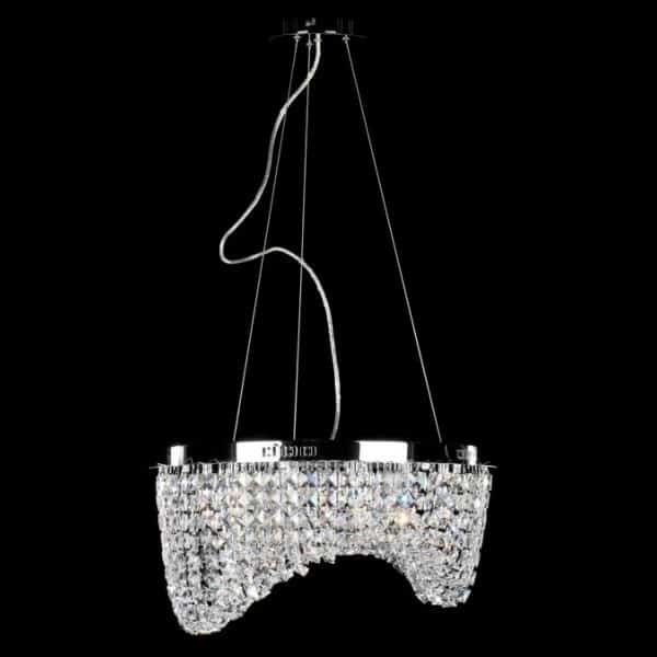 Lampa kryształowa wisząca / Plafon kryształowy CARMEN AZ1284 - AZzardo - obrazek 4