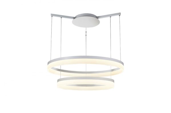 Lampa wisząca RING ZOLA 80/60 biała AZ1295 - Azzardo