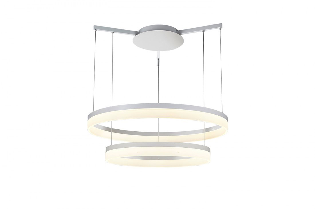 Lampa wisząca RING ZOLA 80/60 biała AZ1295 - Azzardo