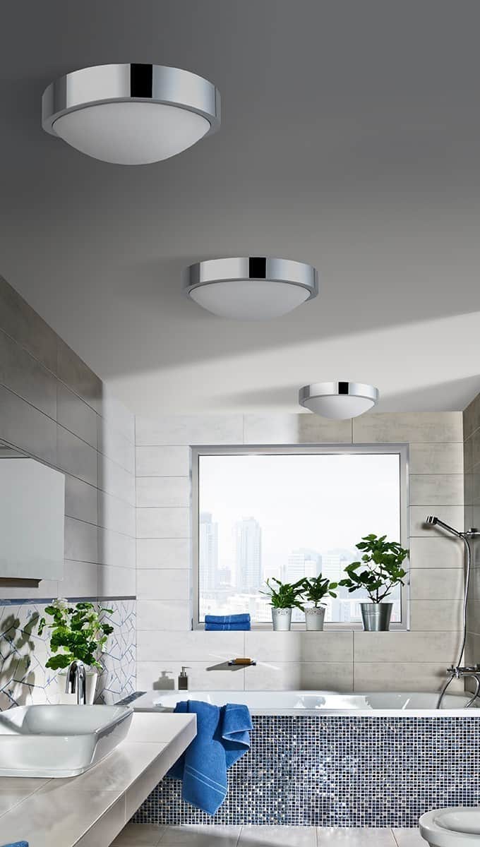 Plafon do łazienki chrom+biały COLETTE 31 AZ1311 - Azzardo