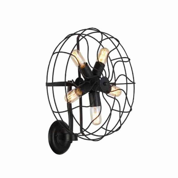 Kinkiet loft FAN czarny AZ1349 - Azzardo