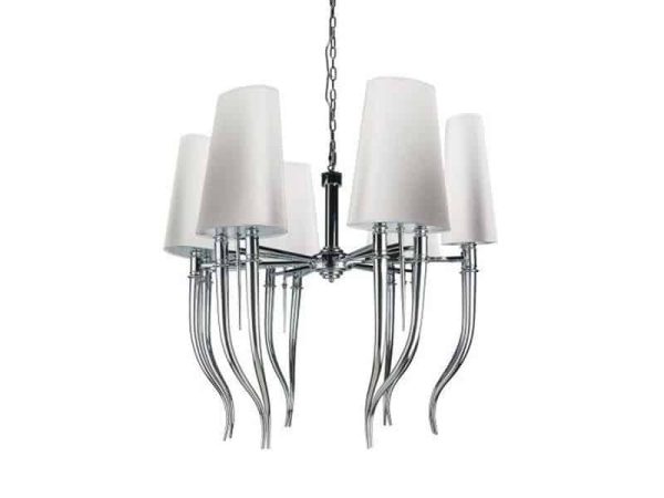 Lampa designerska wisząca DIABLO 6 BIG biała AZ1389 - Azzardo