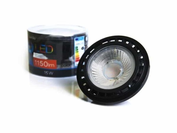 Żarówka LED QR111 15W 3000K GU10 DIM czarna AZ1499 - Azzardo