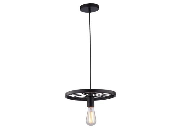 Lampa loft wisząca RANCH 1 czarna AZ1648 - Azzardo