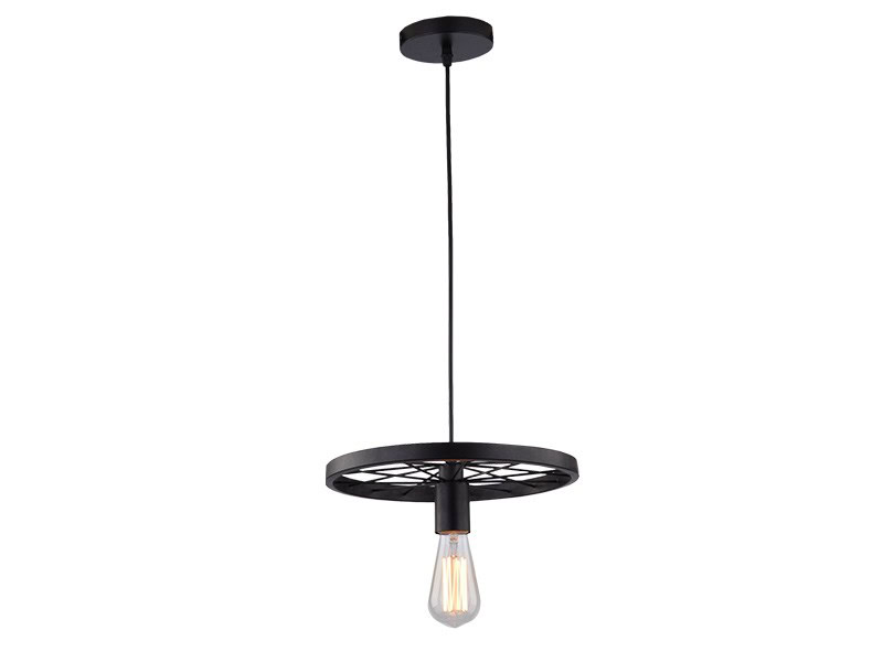 Lampa loft wisząca RANCH 1 czarna AZ1648 - Azzardo