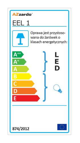 Lampa designerska wisząca DELTA biała AZ1692 - Azzardo - obrazek 6