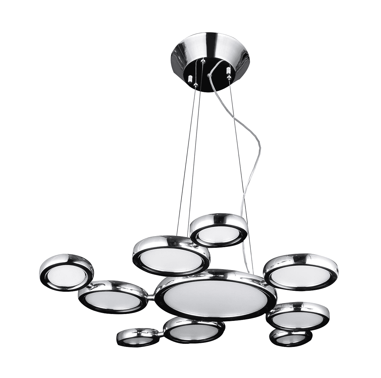 Lampa designerska wisząca SATELLITE chrom AZ1786 - Azzardo - obrazek 2