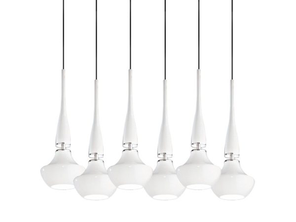 Lampa wisząca nowoczesna TASOS 6 biała AZ1883 - Azzardo