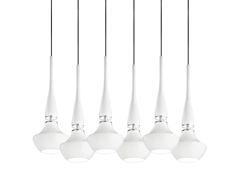 Lampa wisząca nowoczesna TASOS 6 biała AZ1883 - Azzardo