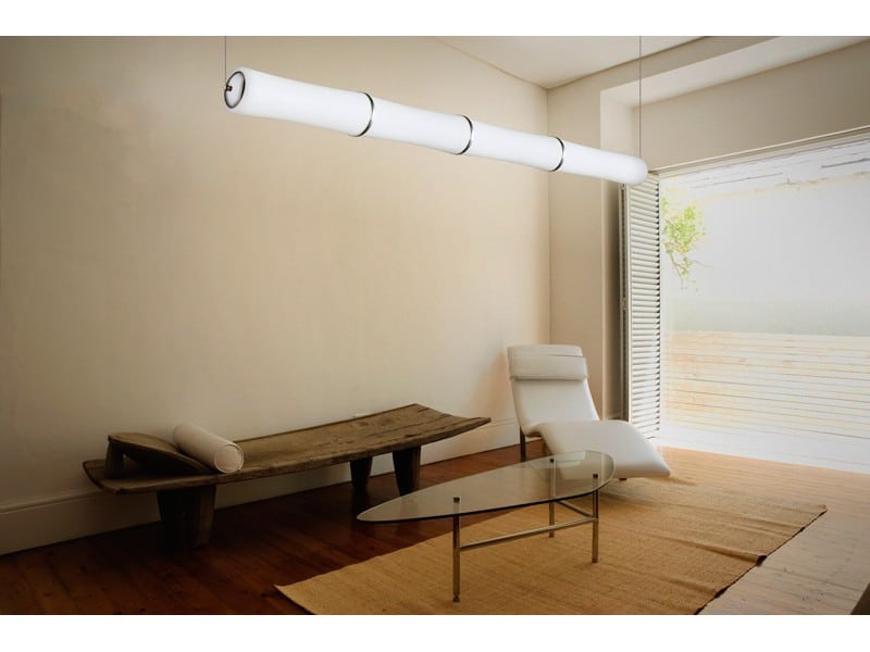Lampa wisząca nowoczesna BAMBOO 4 biała AZ1902 - Azzardo