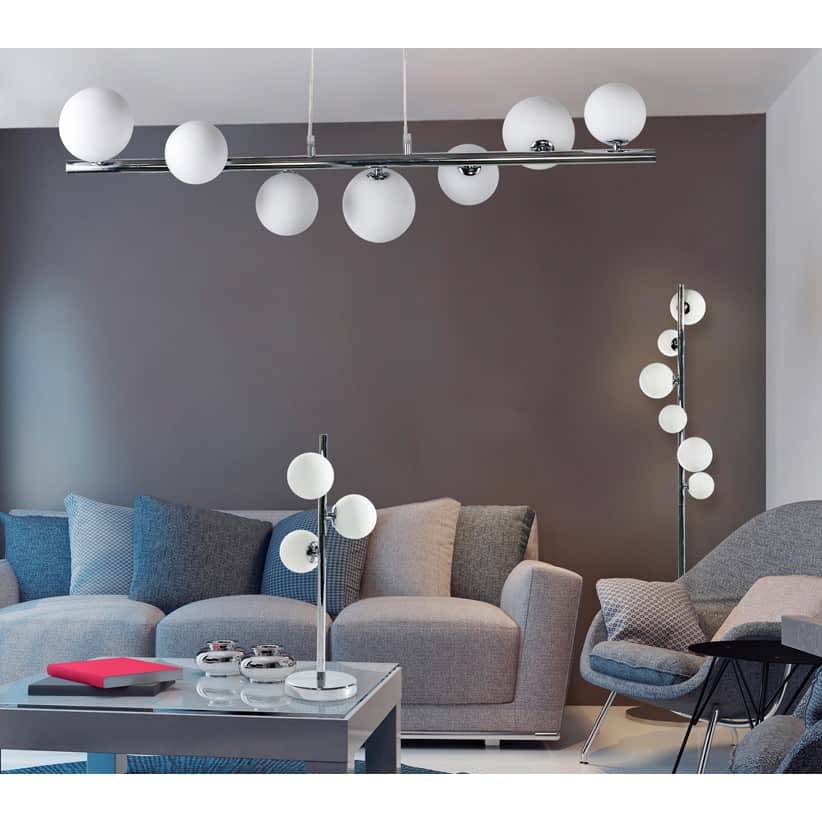 Lampa podłogowa SYBILLA 6 biała AZ2101 - Azzardo - obrazek 2