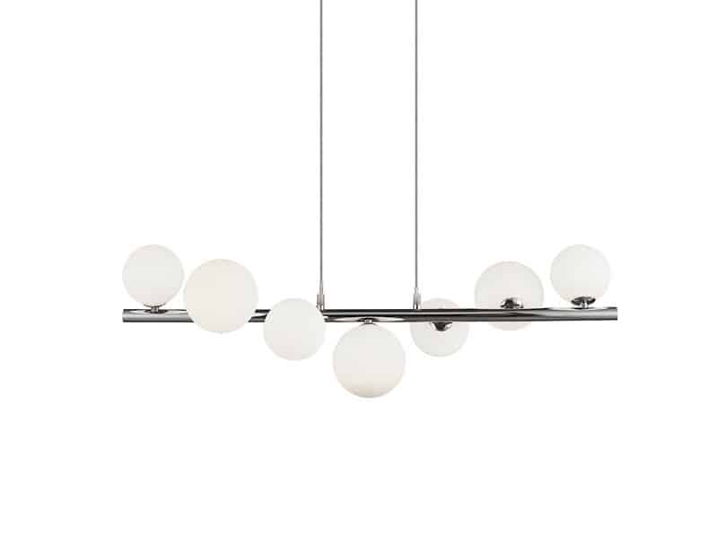 Lampa designerska wisząca SYBILLA 7 biała AZ2102 - Azzardo - obrazek 2