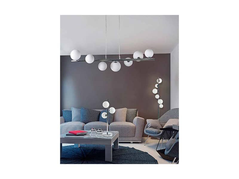 Lampa designerska wisząca SYBILLA 7 biała AZ2102 - Azzardo - obrazek 3