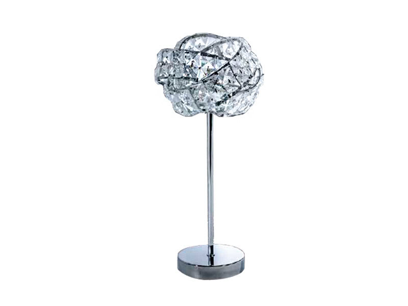 Lampa stołowa kryształowa BARI chrom AZ2106 - Azzardo