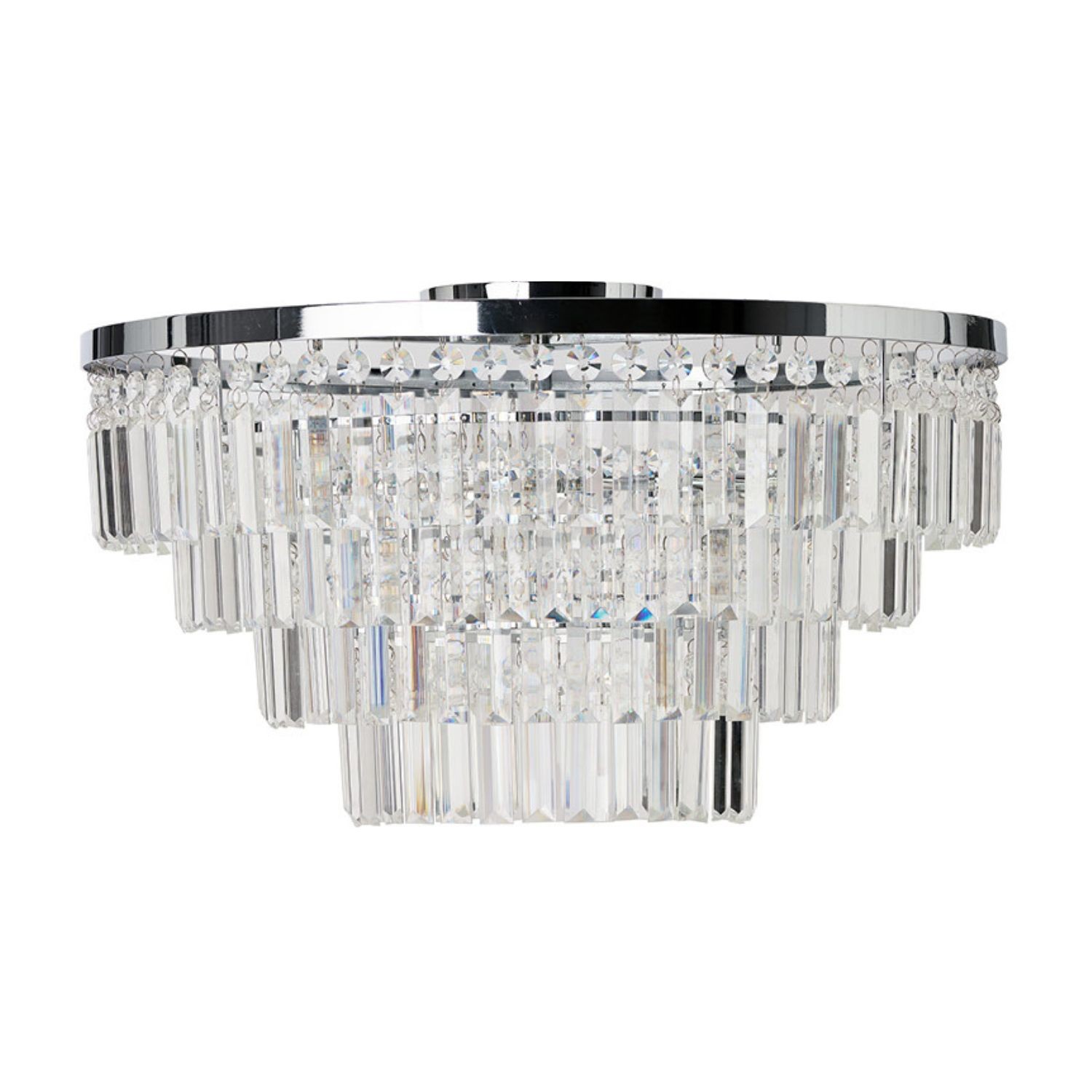 Plafon kryształowy / Lampa kryształowa wisząca SALERNO chrom AZ2107 – Azzardo - obrazek 4
