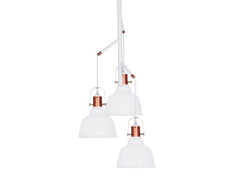 Lampa loft wisząca DARLING GLASS 3 biała AZ2146 - Azzardo