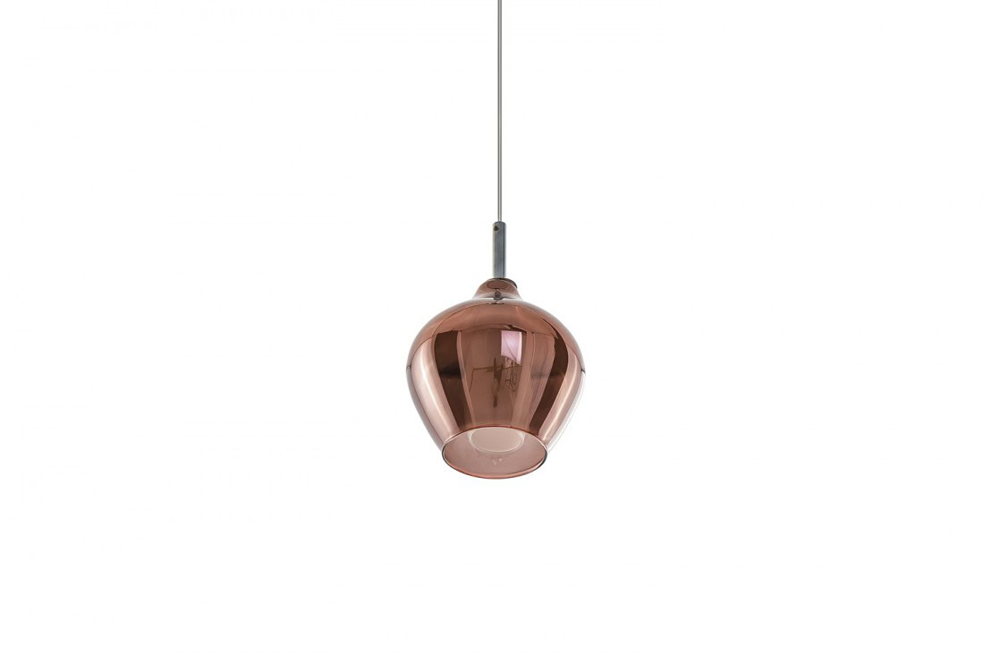 Lampa wisząca nowoczesna AMBER MILANO 1 chrom AZ2148 - Azzardo - obrazek 2