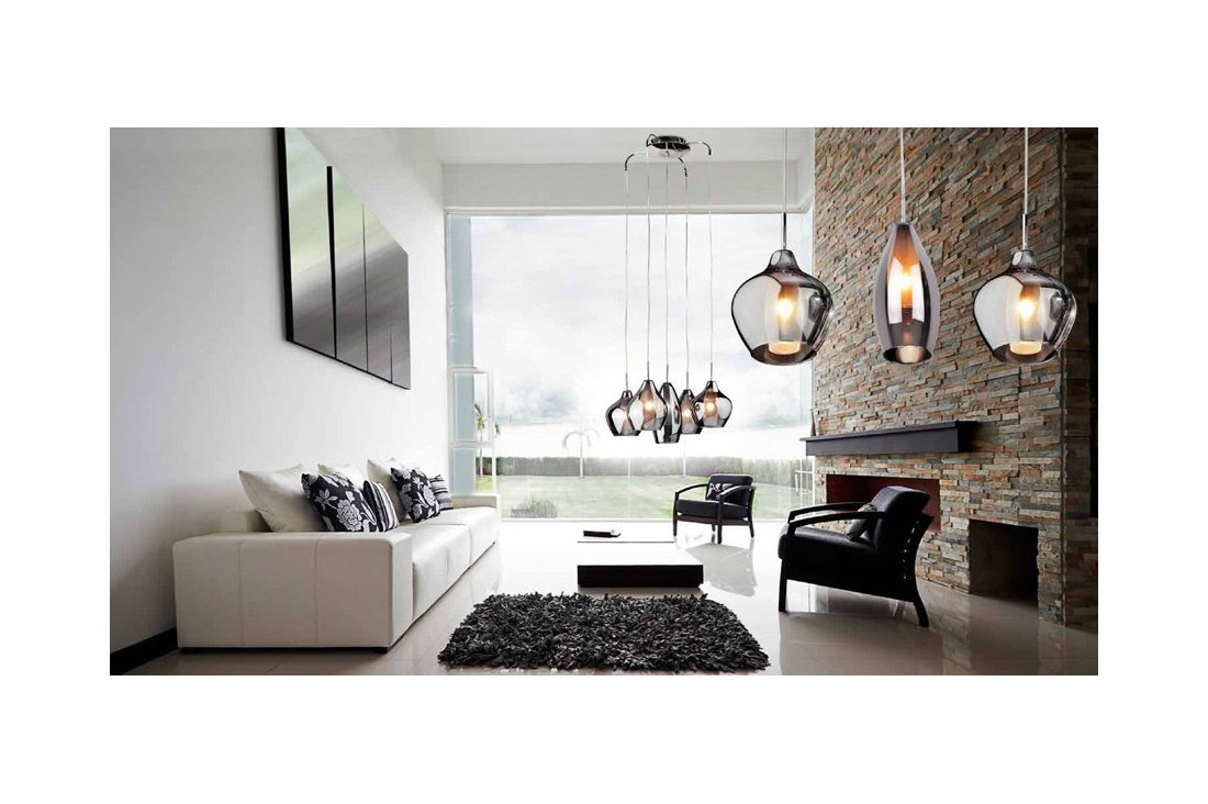Lampa wisząca nowoczesna AMBER MILANO 1 chrom AZ2148 - Azzardo - obrazek 4