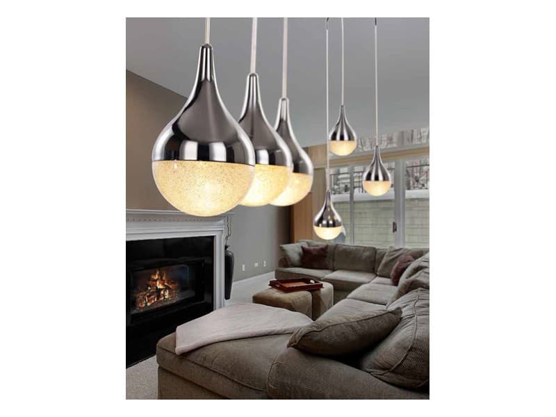 Lampa nad stół wisząca nowoczesna CECILIA 3 chrom AZ2173 - Azzardo - obrazek 2