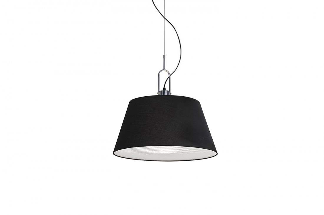 Lampa wisząca abażur ALICANTE czarna AZ2292 - Azzardo