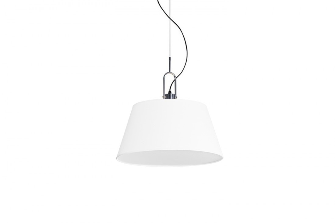 Lampa wisząca abażur ALICANTE biała AZ2293 - Azzardo