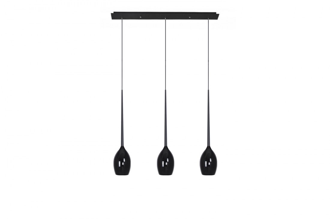 Lampa nad stół wisząca nowoczesna IZZA 3 czarna AZ2321 - Azzardo - obrazek 2