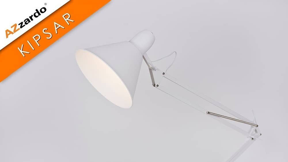 Lampa podłogowa regulowana KIPSAR biała AZ2367 - Azzardo - obrazek 2