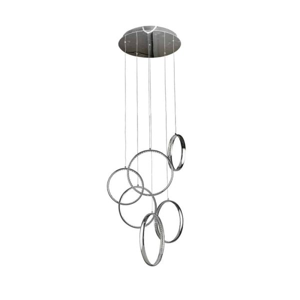 Lampa wisząca RING OLIMP chrom AZ2450 - Azzardo