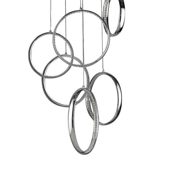 Lampa wisząca RING OLIMP chrom AZ2450 - Azzardo - obrazek 2