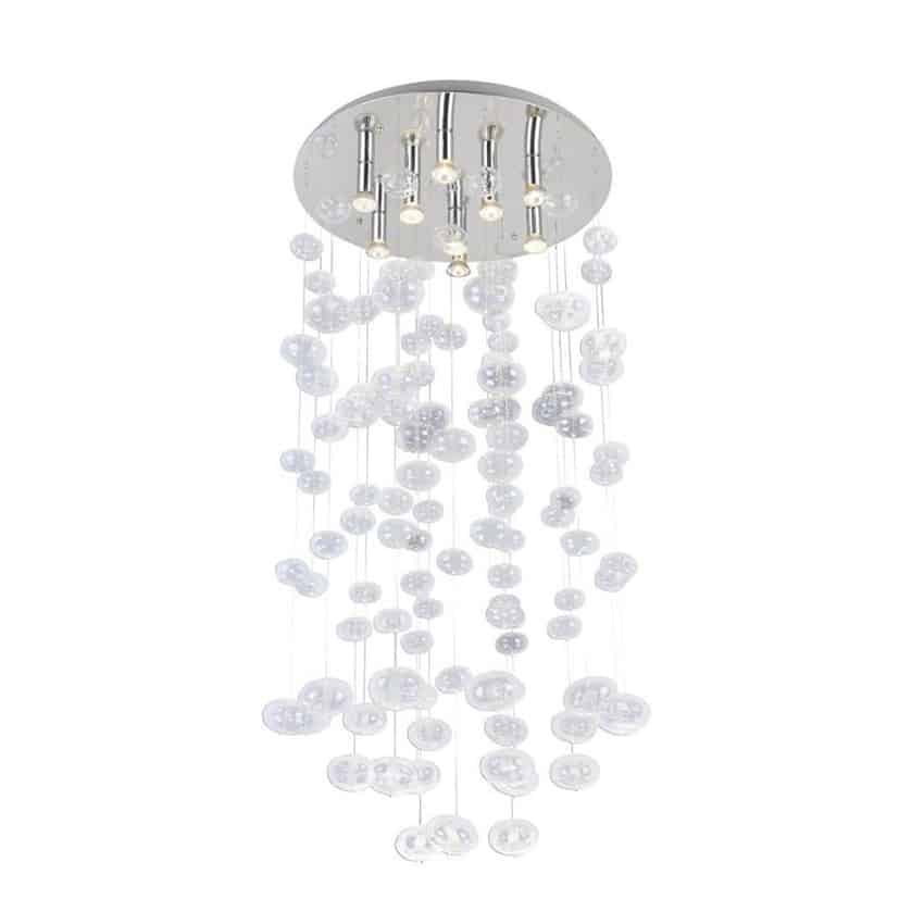 Lampa designerska wisząca LUVIA chrom AZ2573 - Azzardo