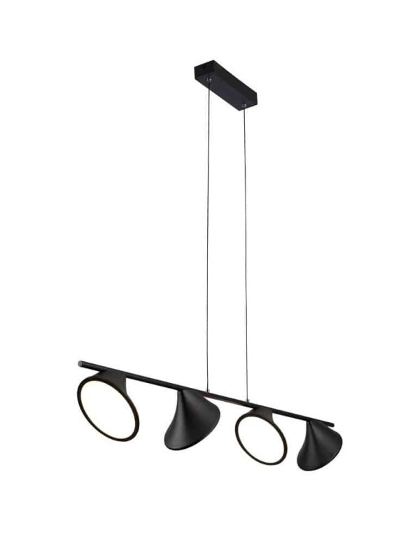 Lampa wisząca designerska CLAMOR czarna AZ2696 - Azzardo