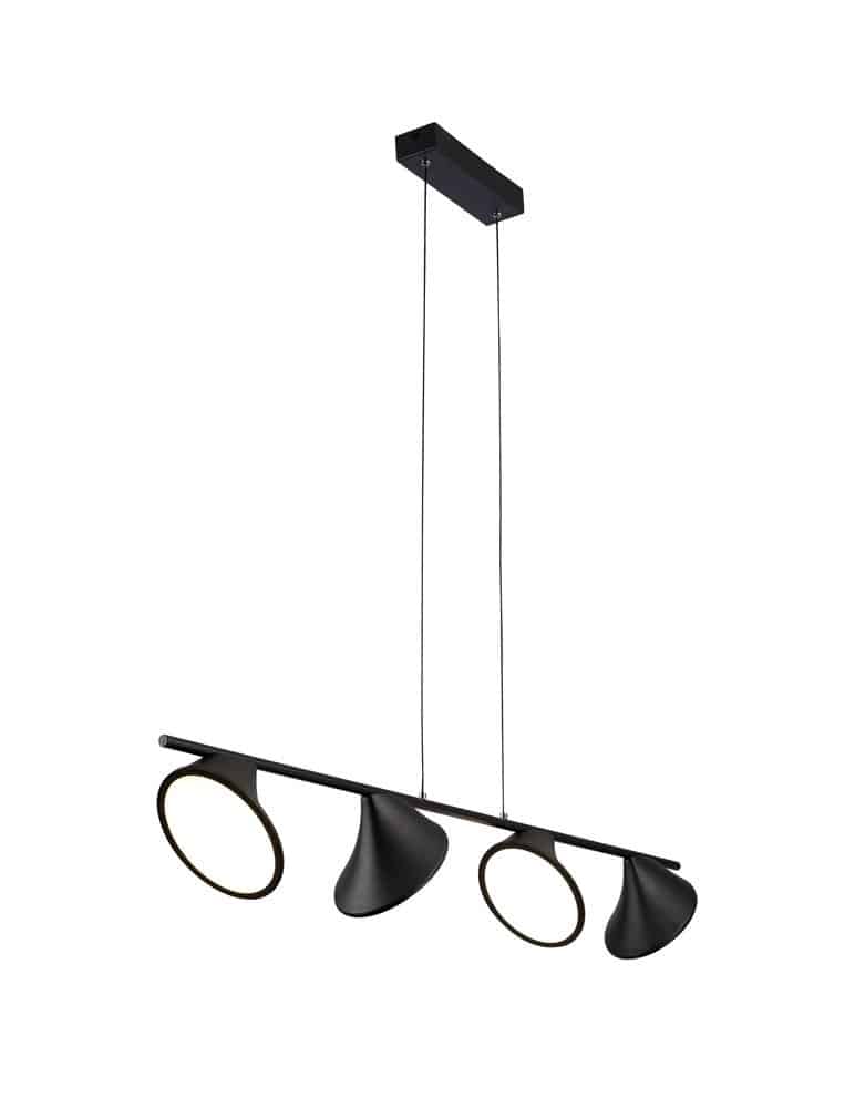 Lampa wisząca designerska CLAMOR czarna AZ2696 - Azzardo