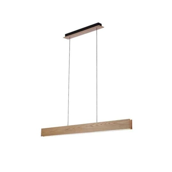 Lampa wisząca drewniana nad stół LARIA brązowa AZ2700 - Azzardo