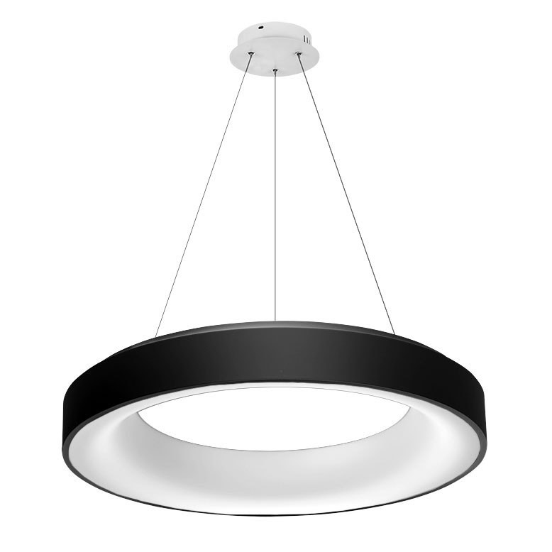 Lampa wisząca na pilota RING SOVANA 55 CCT czarna AZ2728 - Azzardo