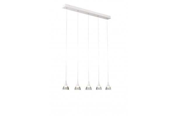 Lampa wisząca nowoczesna DALMATIA 5 biała AZ2848 - Azzardo