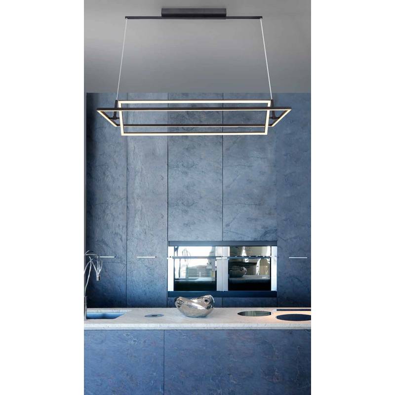 Lampa wisząca RING VIENA czarna AZ2849 - Azzardo - obrazek 2