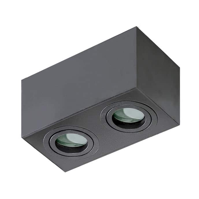 Oprawa sufitowa BRANT 2 SQ czarna AZ2879 - Azzardo