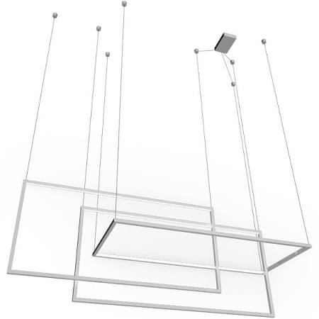 Lampa wisząca designerska RING METRIC biała AZ2915 - Azzardo