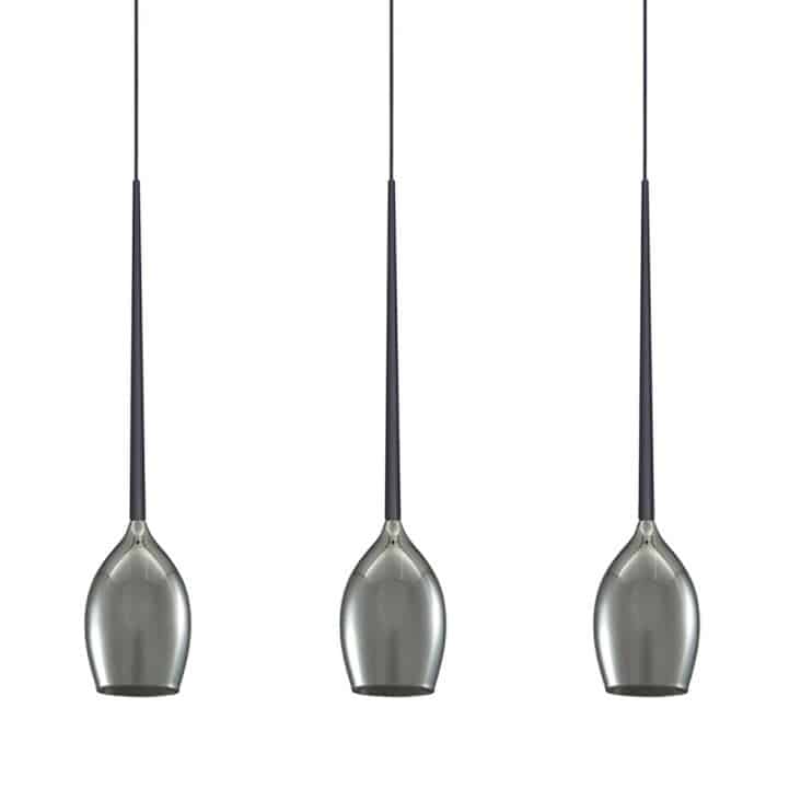 Lampa nad stół wisząca nowoczesna IZZA 3 dymiony AZ2937 - Azzardo - obrazek 5